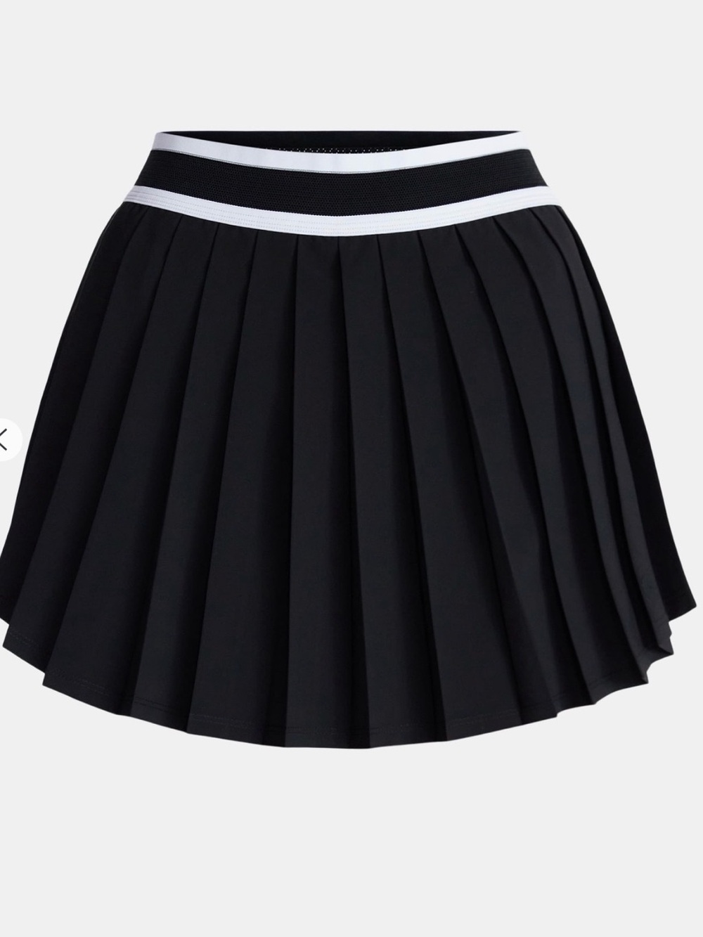 Avia Black Skater Skirt with White Contrast Waistband